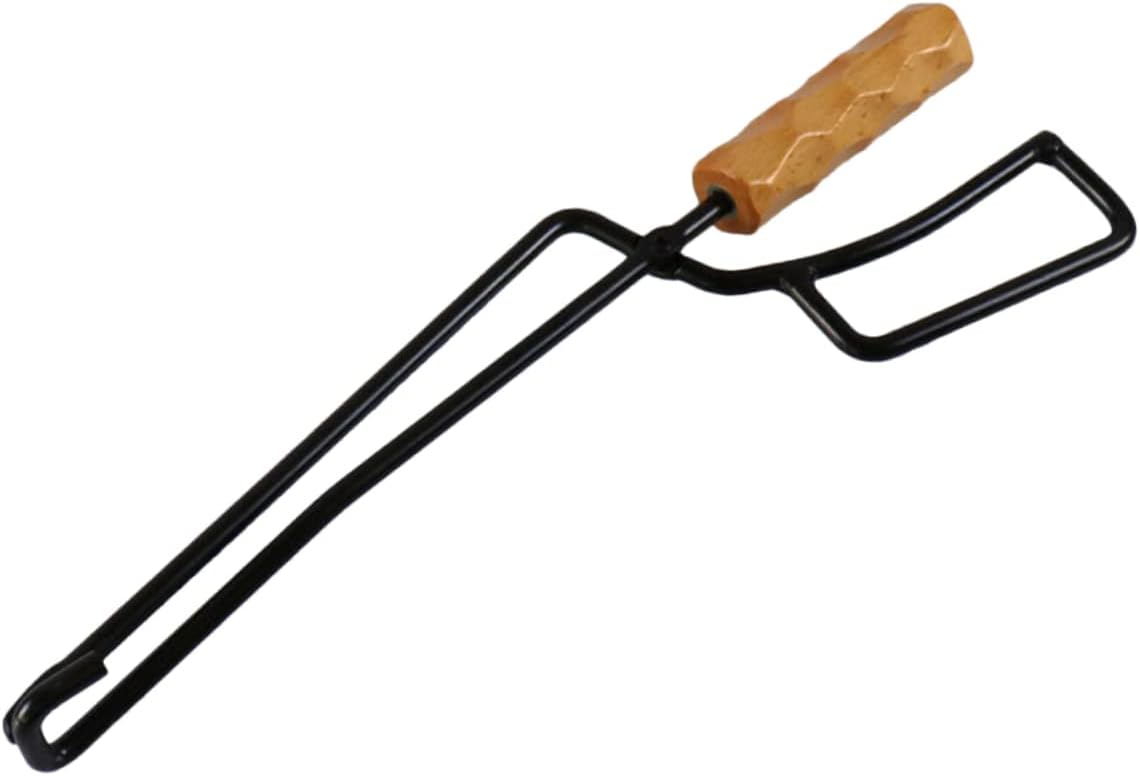 Grill Camping Fire Pits Tool Duckbill Clips Tong Fire Pit Accessories Long Handle Heatproof Wood