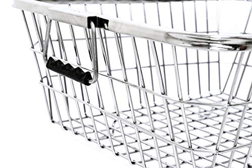 Image of Dianey Divine Stainless Steel Dish Drainer Basket for Kitchen /Dish Drying Stand /Plate Rack /Bartan Basket (48X37X 20 cm)