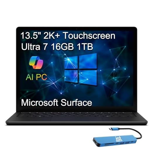 Microsoft Surface Laptop 6, Intel Ultra 7 165H, 16GB DDR5 RAM, 1TB SSD