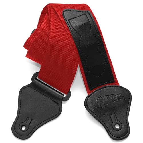 TIGER STP2-RD Nylon Gitarrengurt für Akustische, Klassische,...