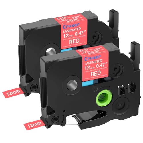 Brother TZe-435 ���x���e�[�v TZ435 ���~�l�[�g���H P Touch 12mm 0.48�C���` �Ԓn�ɔ� 2�p�b�N Brother PT-D210 D200 H110 H100 1880 D220 D410 D600�Ή� �ϐ��� �ϋv