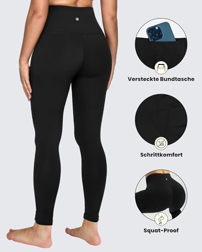 QUEENIEKE Women's High Waisted Yoga Pants 27" - Tummy Control Workout Leggings for Running Gym Training - Image 5