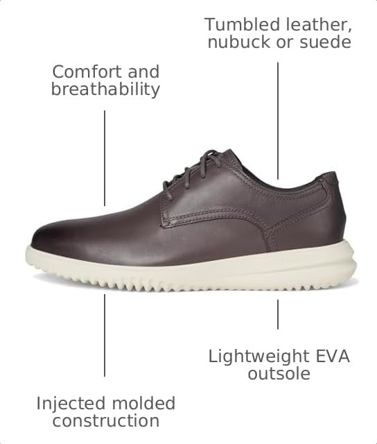 Image of Cole Haan Men's Grand+ Plain Toe Oxfords