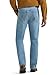 Wrangler Men's Free to Stretch Straight Fit Jean, Faded Blue, 36W x 29L