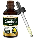 Damiana Leaf Herb Extract | Alcohol Free | 2 fl oz | Vegetarian, Non-GMO & Gluten Free | Liquid...