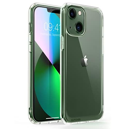 SUPCASE iPhone 13 6.1 Inch (2021) Premium Transparent Hybrid Protective Case Cover for iPhone 13 6.1 inch (2021 Black