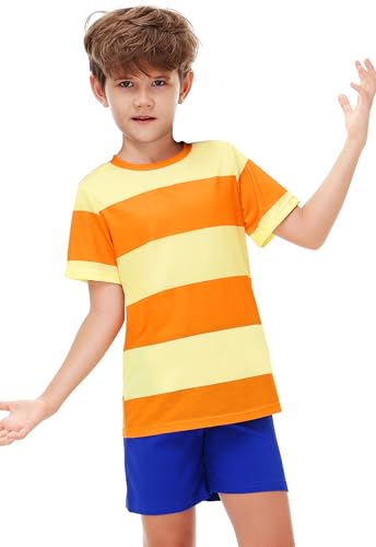 Image of Deerose Kids Halloween Clothing Set Funny Party Outfits Cartoon Tshirt Dress 3-14 Years