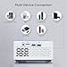 TMY 1080P Full HD Portable Mini Projector, Upgraded Bluetooth Movie Projector with Screen, Compatible with TV Stick Smartphone/HDMI/USB, Indoor & Outdoor Use