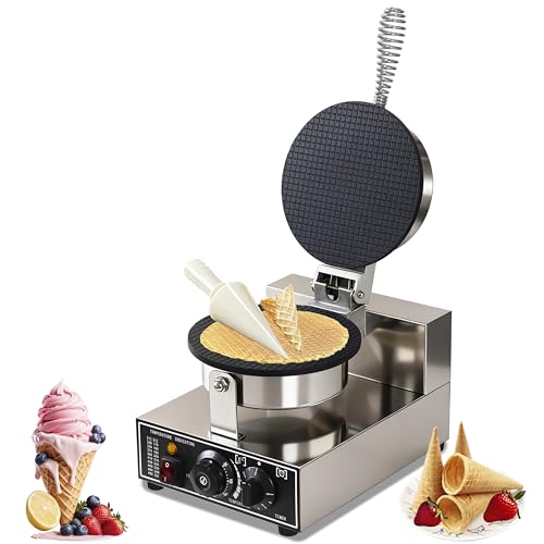110V Electric Ice Cream Cone Maker 1300W...