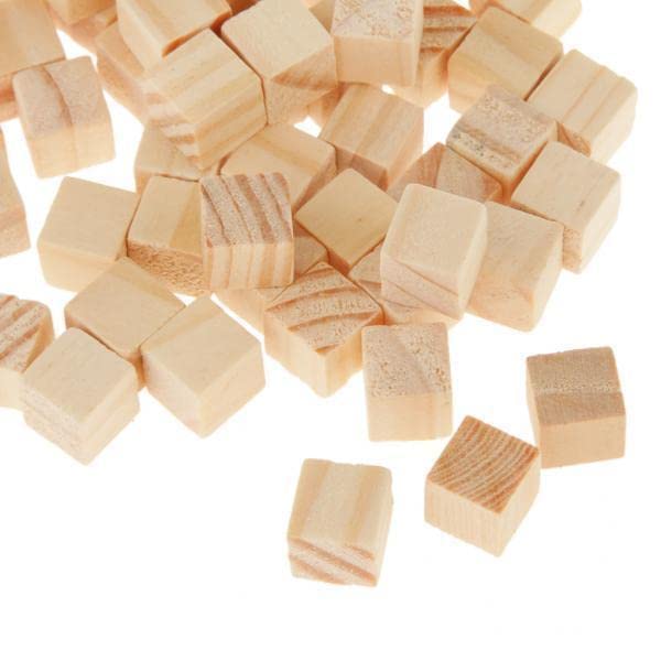 UJEAVETTE Toy 6x50 Wooden Square Tiles for Crafts Wood 10x10mm Contemporary Manufacture-image-37