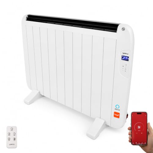 YOEVU Emisor Térmico Wifi 1500W de Aluminio