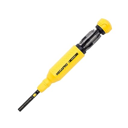 Megapro 151SL44 15-In-1 ShaftLok Driver, Yellow