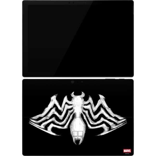 Skinit Decal Tablet Skin Compatible with Surface Pro 7 - Officially Licensed Marvel Venom Venom Logo Design