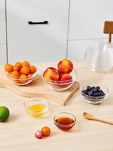 Sweejar 12CM 4.5 Inch Small Glass Bowls Set thumb #2