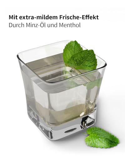 Zahnheld® Mundspülung Mint mit Fluorid (400 ml Flasche) tägliche Zahnreinigung Minzgeschmack | aus natürlichen Inhaltsstoffen – Bild 3