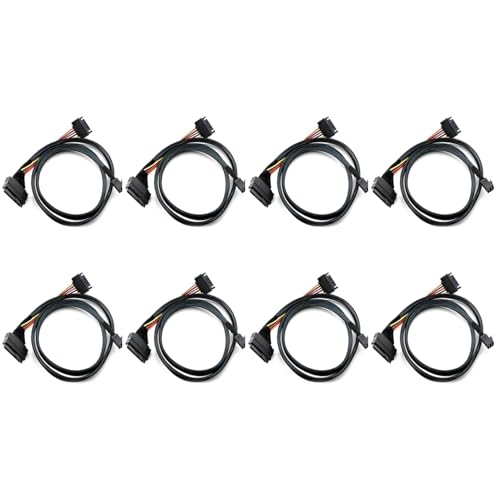 Jppium(ジュピウム) 8X 内蔵の12G Mini SAS HD?U.2 / SFF-8643?SFF-8639ケーブル0.5M、15ピン電源付き、U.2 SSDに適合