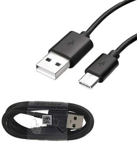 Galaxy A41 / A40 Type C Cable USB 3.0-3.3ft Fast Charger Cable High Speed Charging For Samsung Galaxy A41 / A40 Data Transfer Compatible with Power Banks Chargers and More Devices (BLACK)