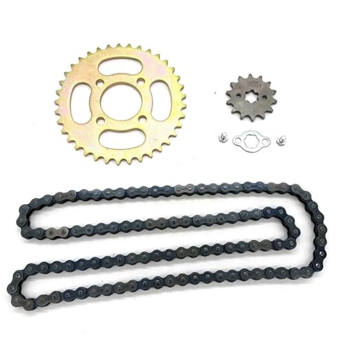 Pignon arrière 37 dents 420 et kit chaîne 104L pour quad VTT 110cc à 150cc