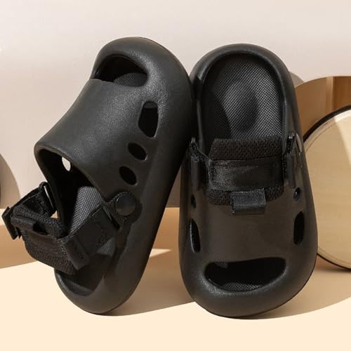 Image of Kids Sandals Boys Girls Slides Summer Water Indoor Outdoor Shower Beach Pool Shoes with Backstrap