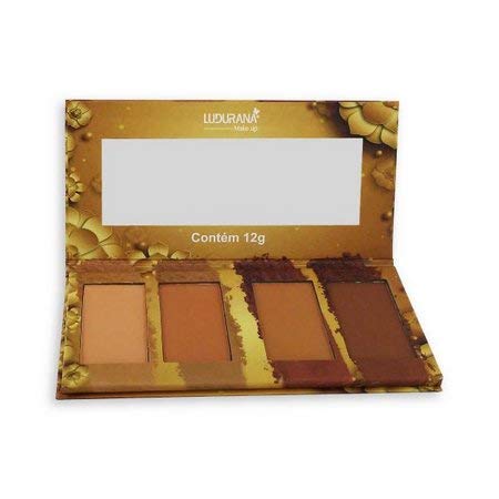 Kit Quarteto Iluminador, Blush e Contorno Ludurana