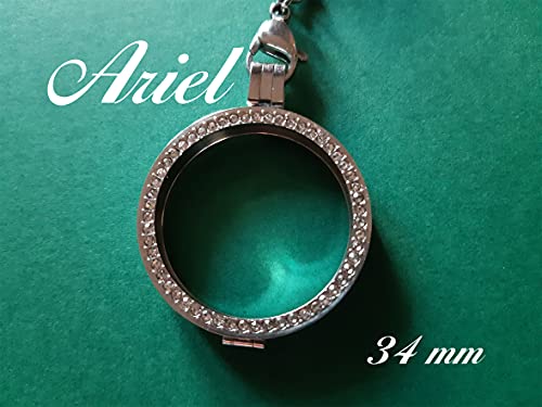 Moneda de plata 10000 lira 1996 de colección numismática montada en joya exclusiva 5