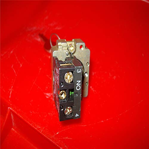 10Pcs/Lot XB2-BG61 2 Position 1 NO Normally Open 1 N/O Key Operated Selector Switch Spring Reset Momentary