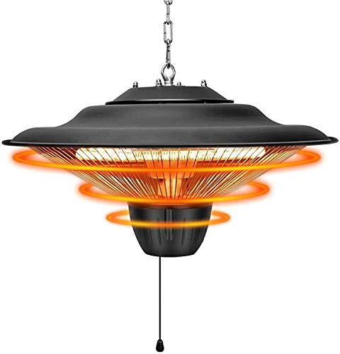 Deckenheizstrahler OPARYY Heizpilz | Heizgerät| Infrarotstrahler | 2 Heizstufen: 6000 oder 1500W