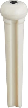 TUSQ by Graph Tech Tradtitonal Bridge Pins 2mm White/Black Dot 6 Pcs PP-1122-00