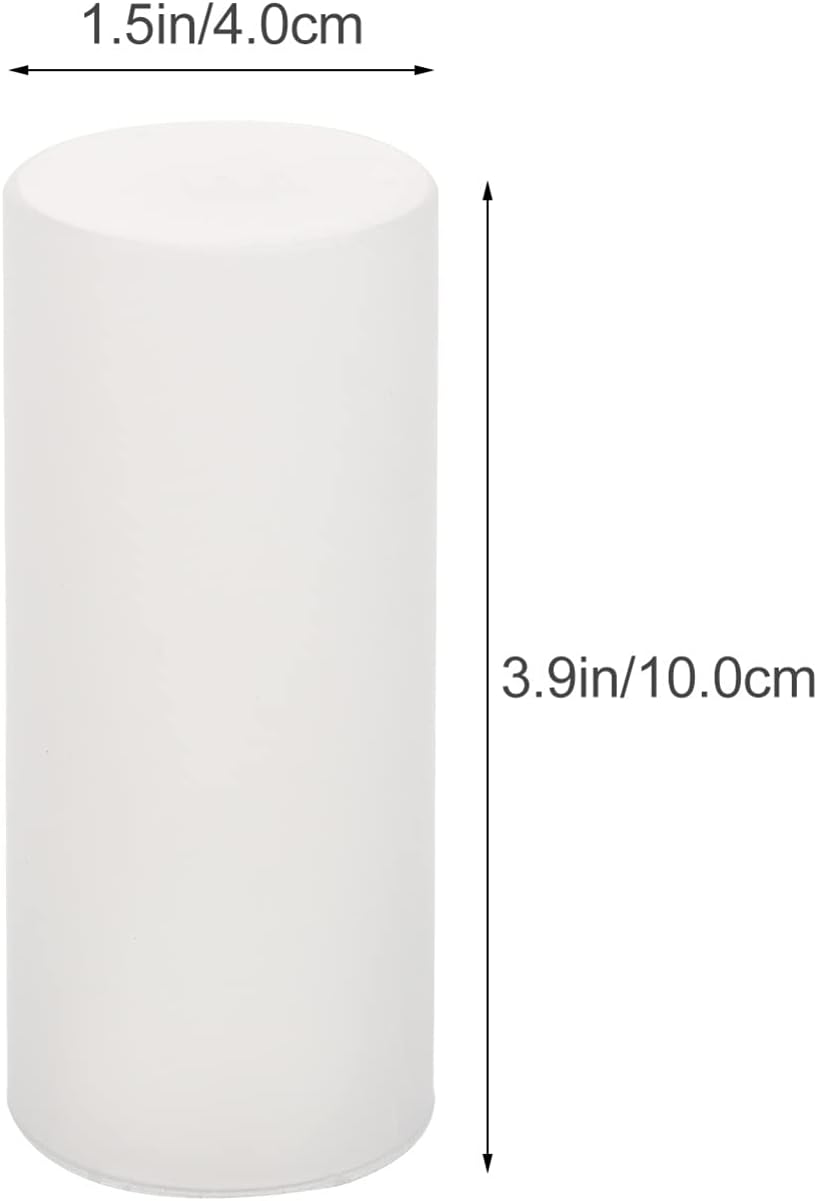 12pcs Cylindrical Plastic Candle Covers Candle Shades for Electric Smooth Fine Material for Home Decor