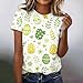 Women 2026 Summer Round Neck Blouse T Shirt Dressy Casual Easter Printed Loose Tops Short Sleeve Fashion Shirts
