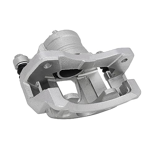 Image of Detroit Axle - 2 Front Brake Calipers for Chevrolet Aveo Optra Spark EV | Pontiac G3 Wave Suzuki Forenza Reno Brake Calipers w /Brackets Replacement
