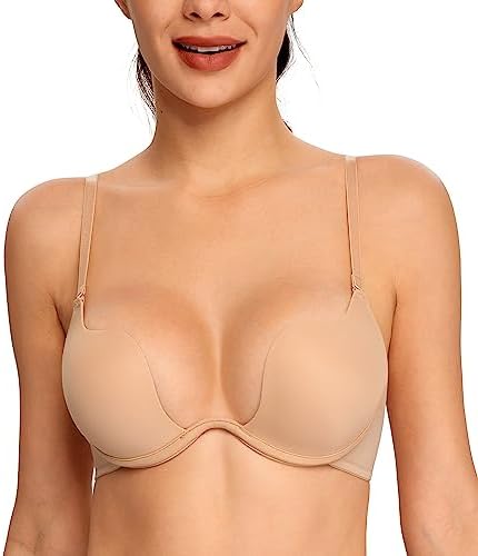 Lemorosy Dirndl BH Push Up - Balconette Mit Bügel Beige 75C