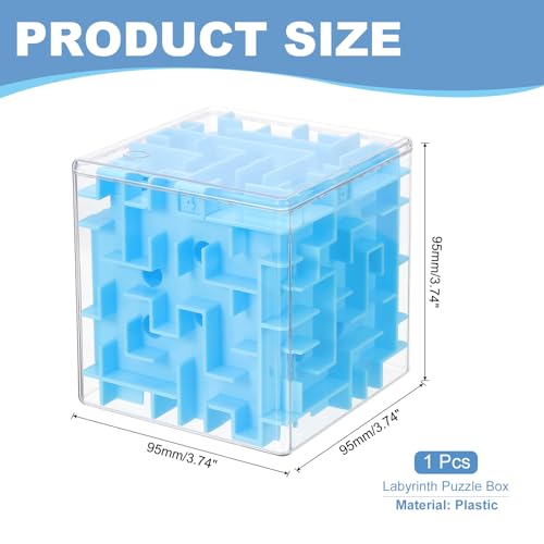 Boîte à puzzle labyrinthe : libérez la bille de ce cube de 9,5 cm - 2