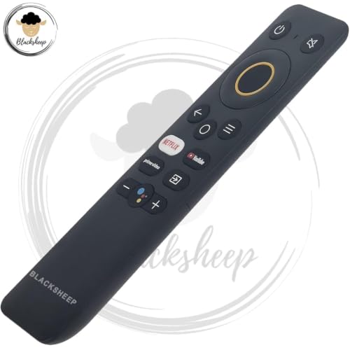 Image of BLACKSHEEP Original Replacement TV Remote Control Compatible with Realme Smart TV - Android LED /OLED /QLED Television, Non-Voice Remote with Hot Keys