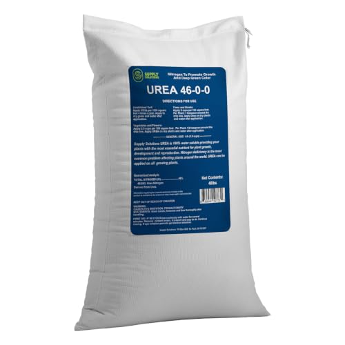 Image of Supply Solutions Urea 46-0-0 Nitrogen Fertilizer to Stimulate Lush Growth and Deep Green Color - Plant Food Plant Fertilizer for Plants Lawn Garden - Bloom Booster for Flowers, Fruits (40 Pounds)