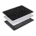 MOSISO Compatible with MacBook Pro 13 inch Case M2 2025, 2024, 2023, 2022, 2021-2016 A2338 M1 A2251 A2289 A2159 A1989 A1708 A1706, Plastic Leopard Grain Hard Case&Keyboard Cover&Screen Protector,Black