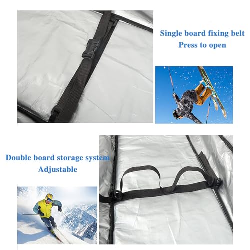 Bolsa impermeable para snowboard que evita la humedad en ropa de nieve 6