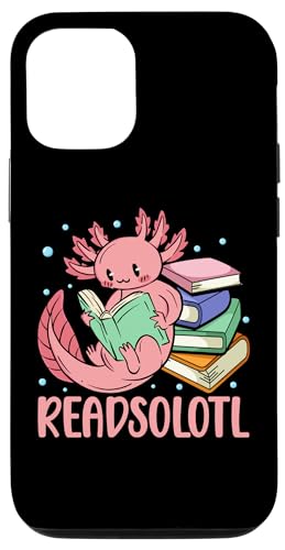 Carcasa para iPhone 13 Axolotl Lover Book Reading Reader Readsolotl Book Lover Pun
