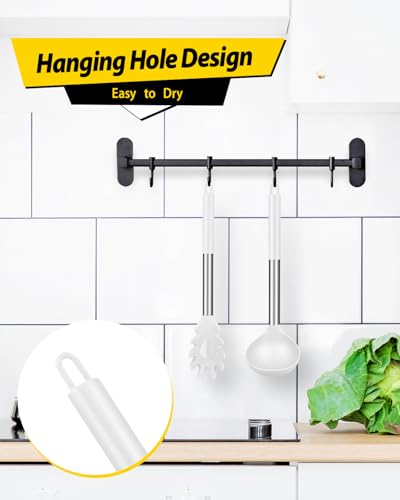 Fourchette à pâtes et louche en silicone blanc de haute qualité