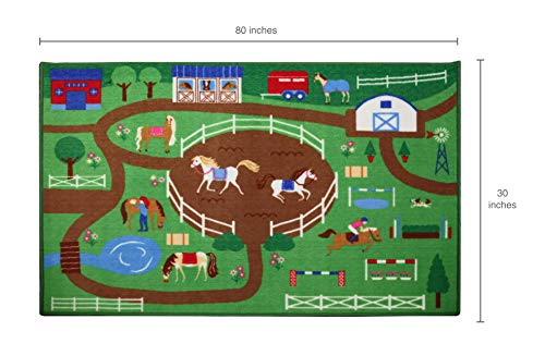 image for Wildkin Kids Educational Play Rug for Boys and Girls, Features Skid-Pr