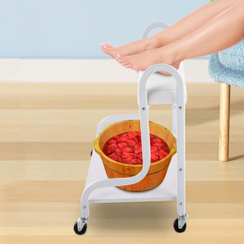 Carrito portátil para spa de pies y manicura con ruedas miniatura 2