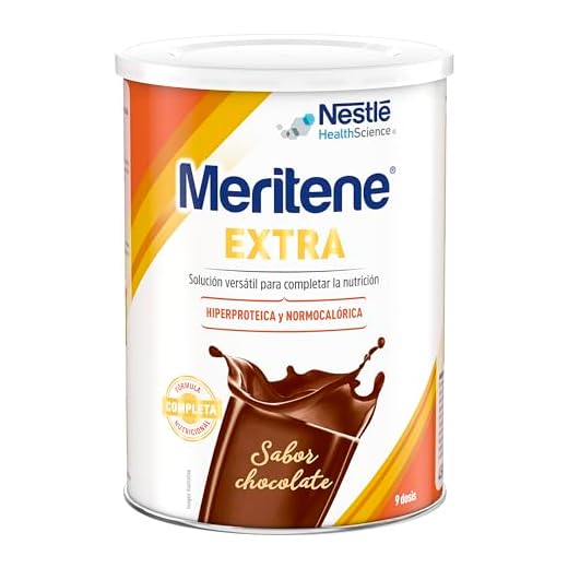 Meritene | Extra Chocolate | Suplemento Proteico y Calórico para Pacientes con Requerimientos Especiales | Formato Polvo | 450 g