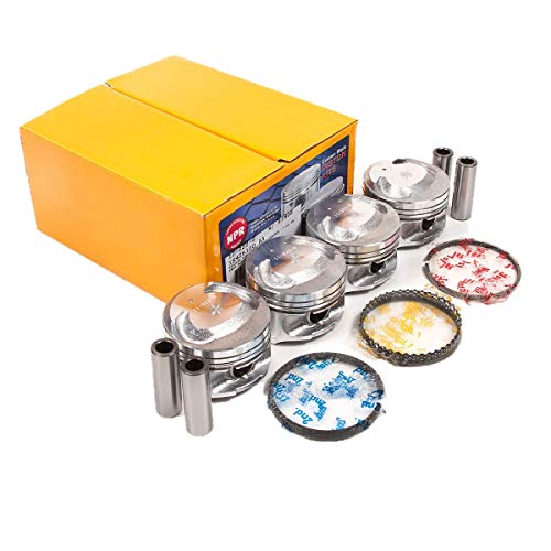 NEW PS3600PR (STD Size) Engine Pistons and NPR Rings Kit for 97-04 Ford Focus Escort 2.0L 121 SOHC VIN 