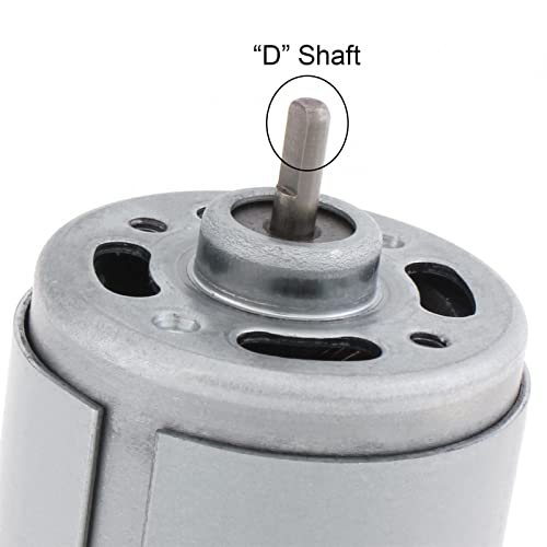 Motor RS550 de 21V CC con salida de eje en forma de D para herramientas 6