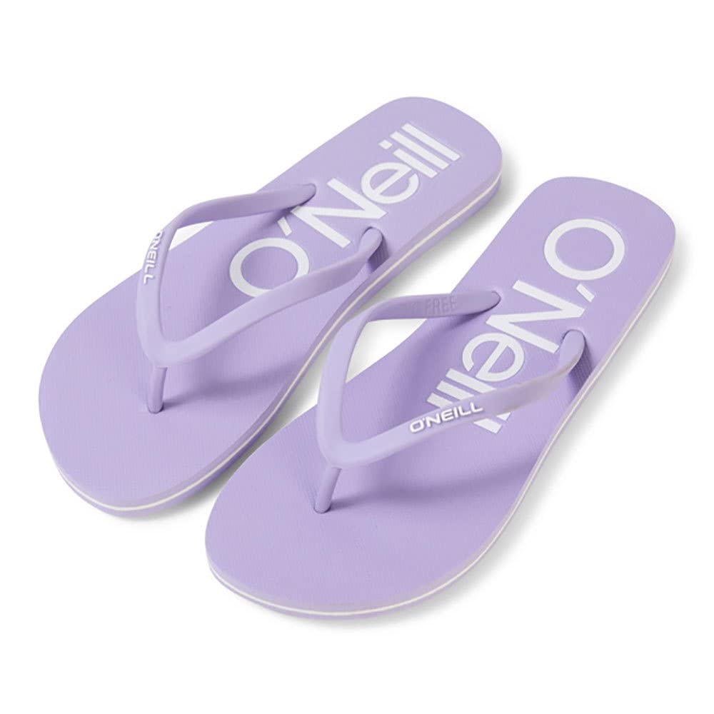 Sandalias con logotipo de perfil rosa morada calzado de verano cómodo 5