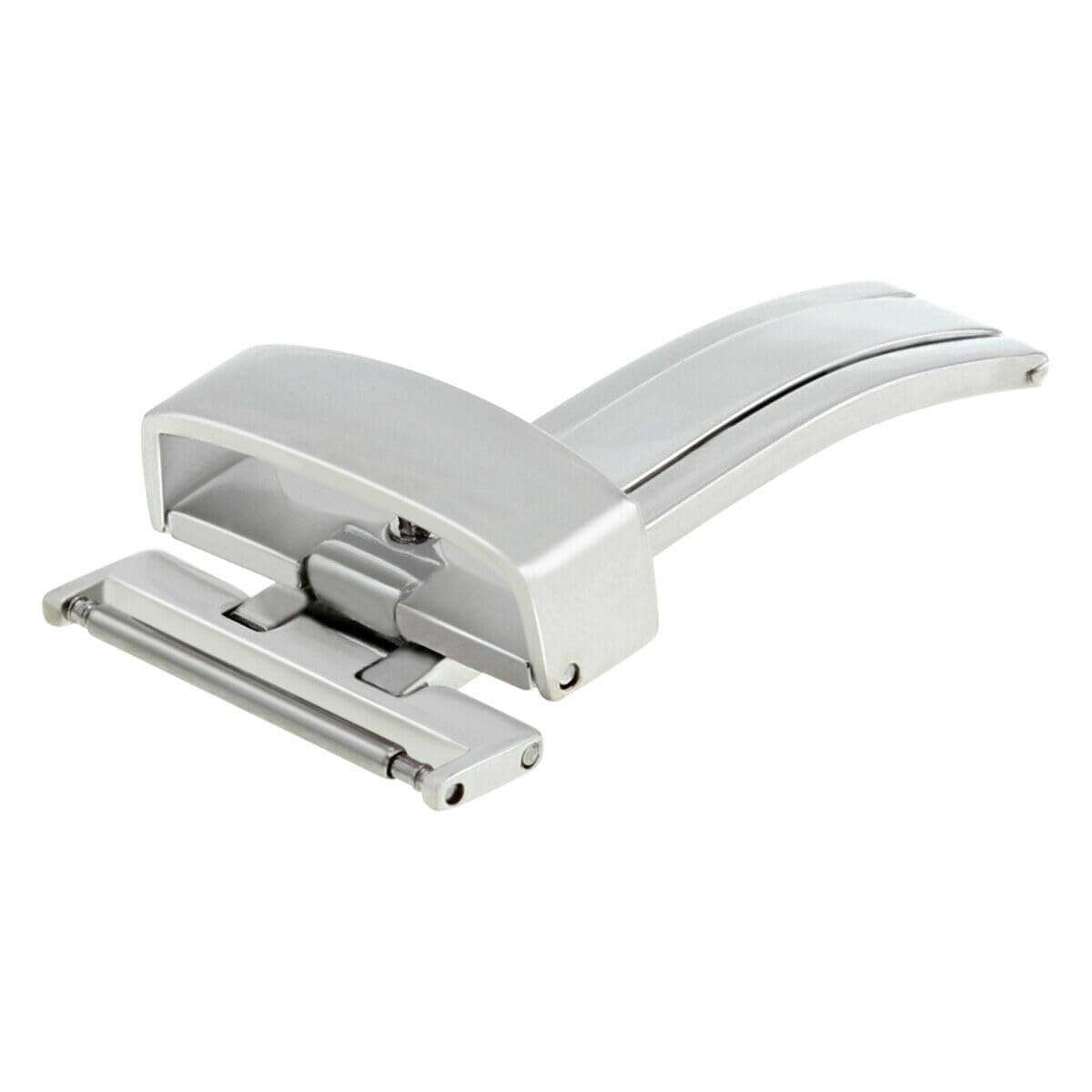 Ewatchparts 14-24mm Single Fold Deployment Clasp Watch Buckle Stainless Steel