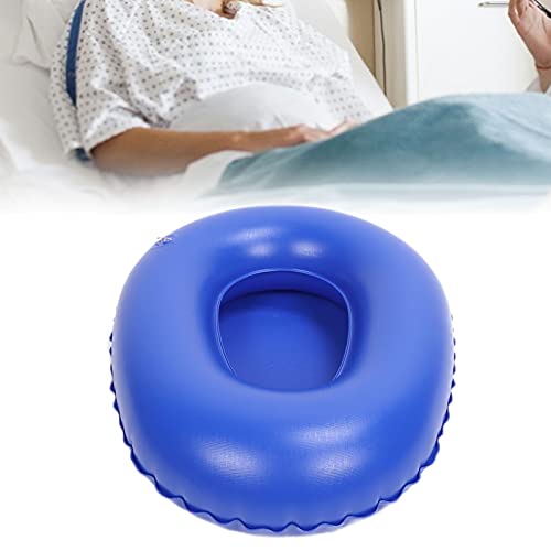 Horoper Portable Bedpan, Inflatable Bedpan Inflatable Potty Soft Portative Elderly Bedridden Person Inflatable Potty,Inflatable Stool Toilet Nursing Toilet Blue