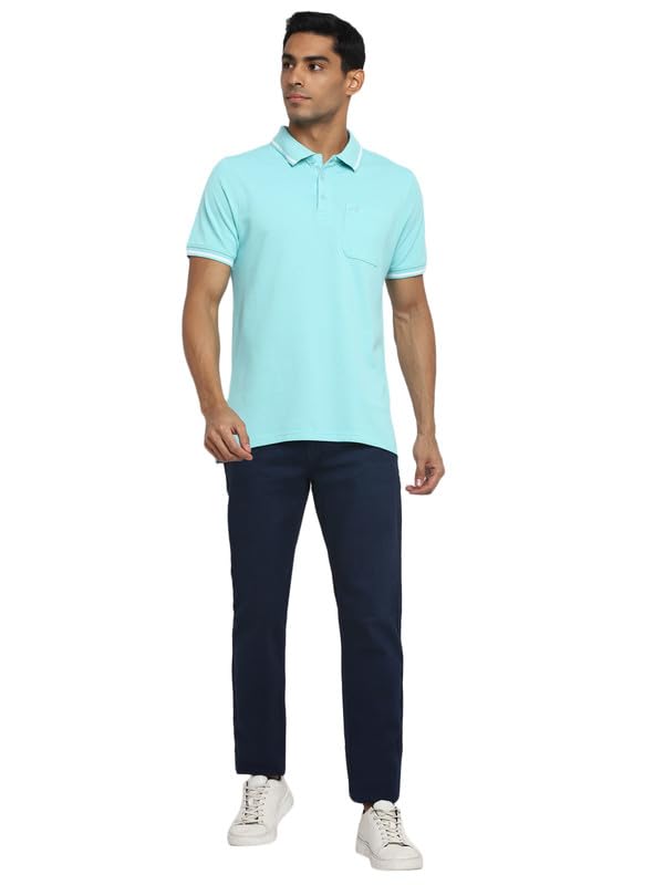 Image of AMERICAN CREW Men's Polo Collar T-Shirt with Pocket, Combo Pack of 2
