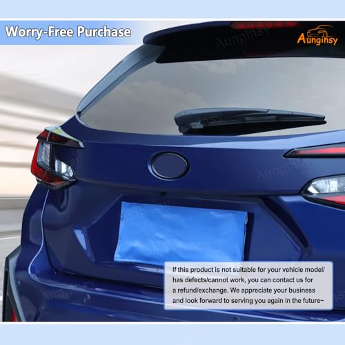 Image of Car Front Rear Emblems Ring Trim Cover Compatible with Subaru Crosstrek 2024 2025 Rear Trunk Tailgate Emblem Badge Logo Cover Front Hood Grille Circle Ring Center Logo Decorative Cover ABS Accessories