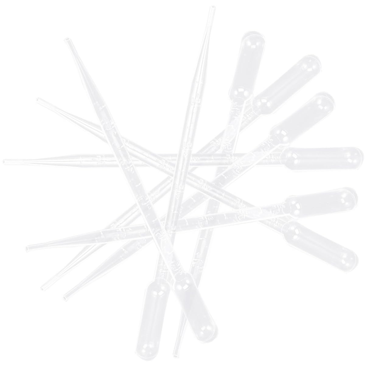 PartyKindom 100pcs Essential Oil Transfer Pipettes Graduated Droppers Disposal Pipettes for Esthetician Supplies